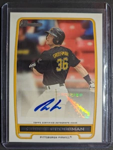 2012 Bowman *Robbie Grossman* Autograph #BPA-RG (AU, RC) Pittsburgh Pirates - Picture 1 of 10