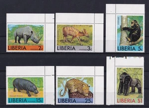 TIMBRE STAMP 6 LIBERIA Y&T#718-23 FAUNE ANIMAL NEUF**/MNH-MINT 1976 ~F38 - Picture 1 of 1