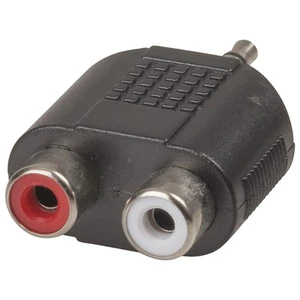 3.5mm Stereo Plug to 2 RCA Sockets Adaptor - Picture 1 of 1