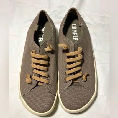 Camper Mujer 40 (us9) PEU RAMBLA Lona Reciclada Zapatillas Sin Cordones Elásticos Foto 1 de 4