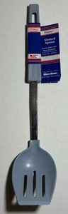 Vintage Foley Estate Slotted Spoon Slate Blue Stainless Steel Handle NEW NOS - Picture 1 of 8