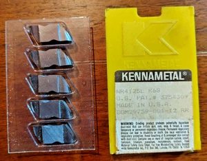 5 PIEZAS Kennametal NG4125L K68 carburo muesca superior ranura e inserto giratorio 1113612 - Imagen 1 de 3