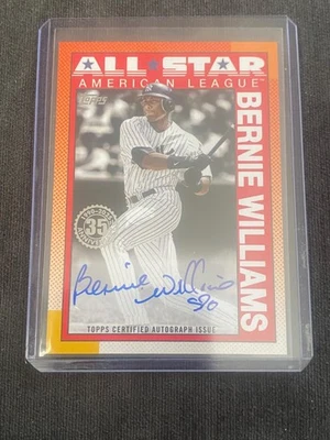 Autógrafos Topps All-Star 2025 Update '90 Topps #90ASBWI Bernie Williams Foto 1 de 2