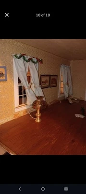 Vintage Dollhouse Room Boxes 1:12 Miniature About 18 By 15 Inches One BOX - Image 1 of 4