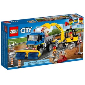 Brand New LEGO City Great Vehicles 60152 Sweeper & Excavator Retired Discontinue