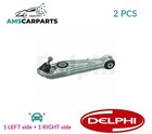 LH RH TRACK CONTROL ARM PAIR FRONT LOWER TC3775 DELPHI 2PCS NEW OE REPLACEMENT