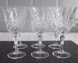 Set 6 bicchieri da vino vintage Cristal D'Arques in maschera 24% cristallo di piombo - Foto 1 di 4