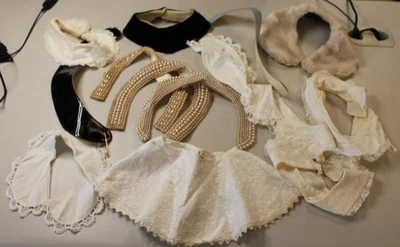 15 collares de vestir para costura artesanal cuentas de algodón vinilo de piel Foto 1 de 4