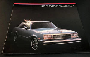 Vintage Original 1983 Chevrolet Malibu 8-pageCar Sales Brochure Catalog - Picture 1 of 1