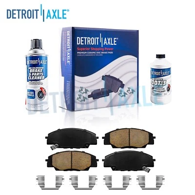 Pastillas de freno delanteras de cerámica con kit de hardware para Acura RSX tipo S Honda Civic Si Foto 1 de 4