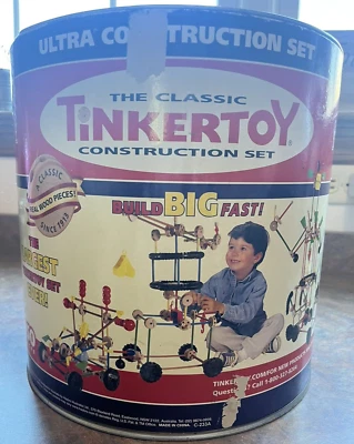 Juego de construcción Tinkertoy clásico - 210 piezas juego incompleto para repuesto Foto 1 de 4