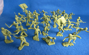 MARX complete set WWII Japanese figures 32 in 12 poses light Green NEW LOWER $