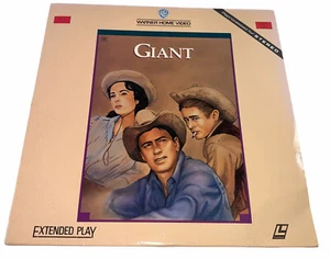 Giant James Dean, Liz Taylor and Rock Hudson on 2 LASERDISCS Extended Play GUC - Picture 1 of 2