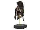 Casque Leonidas roi héros spartiate grec ancien bronze réel sculpture art métal