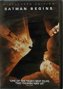 Batman Begins DVD 2005 Widescreen PG-13 Christian Bale Michael Caine - Picture 1 of 2