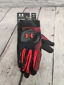 GUANTI DA BASEBALL SOFTBALL CLEAN UP DA UOMO UNDER ARMOUR NUOVI CON ETICHETTE Nero 2X. NewL - Foto 1 di 4