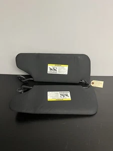 11-14 CHRYSLER 200 DODGE AVENGER OEM LEFT & RIGHT SUN VISORS PAIR SET BLACK - Picture 1 of 7
