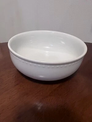 Caja y barril STACCATO cereal/tazón de sopa borde puntos 6 pulgadas blanco - 1 tazón Foto 1 de 4