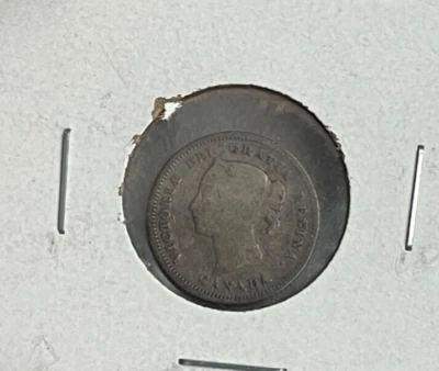1880 H Canada 5 Cents - Silver L2 - Image 1 of 2
