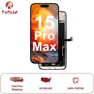 Incell pour iPhone 15 Pro Max Remplacement Écran LCD 3D Écran Tactile Assemblage US - Photo 1 sur 17