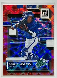 Gabriel Moreno 2022 Donruss Red 079/149 Rated Prospect #RP-4 Diamondbacks Jays - Picture 1 of 2