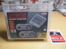 NINTENDO SNES KONSOLE - SNES CLASSIC MINI - VGA 90 NM+/MT - NEU - OVP - NO WATA