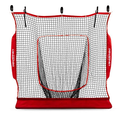 PowerNet Hanging Dual Practice Net (Net Only) | Hang on Garage - Image 1 of 2