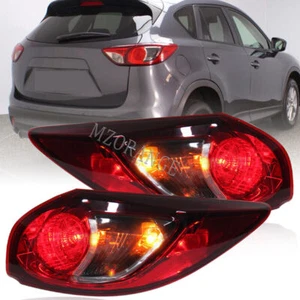 Pair Tail Lights For 2013 14 15 2016 Mazda CX-5 Outer Mounted Rear Lamps w/bulbs - Picture 1 of 14