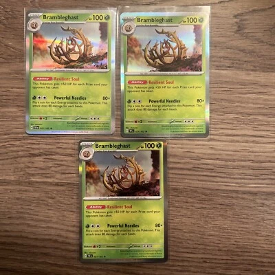 3X Brambleghast 021/162 Sv05: Temporal Forces Holos - Image 1 of 4