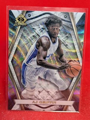 2021-22 Bowman Invicta AJ Griffin #BI-7 SILVER WAVE REFRACTOR **1/150***UNIQUE** - Image 1 of 2