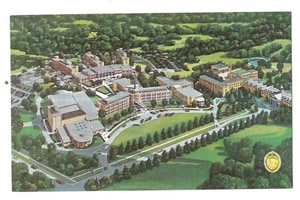 NAZARETH COLLEGE Aerial View Campus Buildings University Michigan MI Postcard - Picture 1 of 2