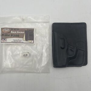 Stoner Holsters Leather Back Pocket Holster for Kahr P380 BP 40-380 New Stock