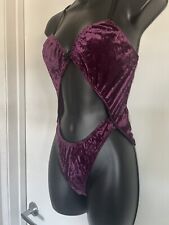 Petra Fashions Valor Bodysuit Purple Size M