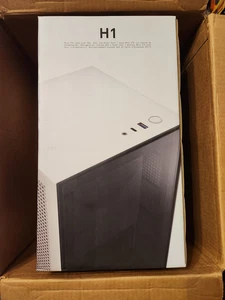 NZXT H1 Mini ITX Case Tower Case Matte Black  w/ Refresh PCIe 4.0 Riser - Picture 1 of 3