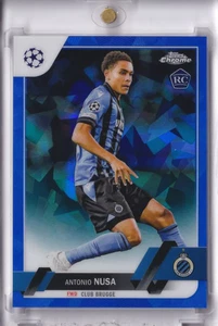 2023-24 Topps Cromo UCC UEFA Antonio Nusa RC Novato Azul Club Brujas - Imagen 1 de 2