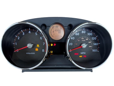 Cuadro de instrumentos velocímetro medidores del panel de instrumentos Nissan Rogue 2008 110.392 millas Foto 1 de 4