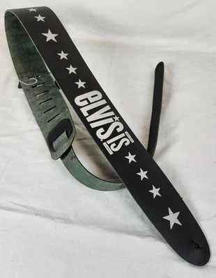 "Perri's Leather P25EPSS-852 Elvis Presley pantalla de seda plateada Elvis Is Star 2,5""" Foto 1 de 3