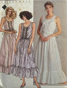 Butterick 3778 Eileen West Nightgown Sewing Pattern Sz 6-14 Uncut FF Cottagecore - Picture 1 of 4