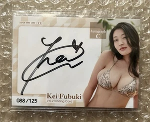 HIT’s Japan Kei Fubuki Vol 2 Trading Card Autograph C 088/125 Card Japanese Idol - Picture 1 of 2