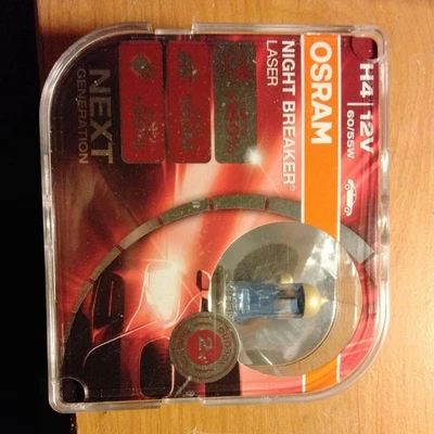 Next Generation OSRAM H7 12V 55W +150% Night Breaker Laser Car Headlight Bulbs 2 - Image 1 of 4