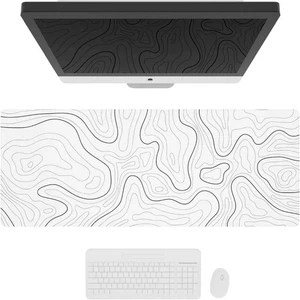 Portable Keyboard Mat Stitched Edge Desk Mat Cool Large Gaming Mouse Pad Home - Photo 1/14