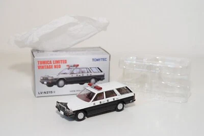 A94 1:64 3 INCH TOMICA TOMY VINTAGE LV-N215A NISSAN GLORIA VAN V20E DX POLICE MB - Image 1 of 4