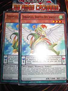 YU-GI-OH! COM PENDULE ZEFRAMPILICIA DOMPTEUR BÊTE SPIRIT LOT DE 2 CROS-FR028 ED1 - Picture 1 of 1