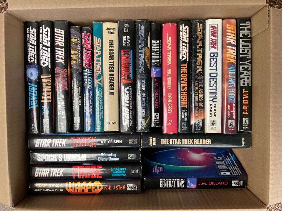 Star Trek Novels 22 tapas duras con cubrepolvos Foto 1 de 1