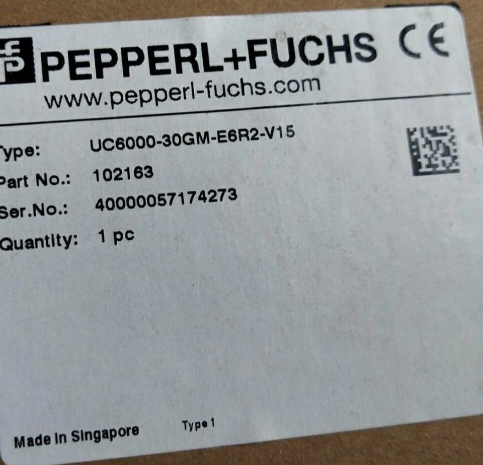 UC6000-30GM-IUR2-V15 PEPPERL+FUCHS sensors Brand new Fast shipping - Image 1 of 1