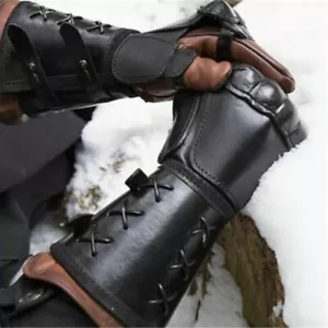 Armschutz Rüstung Manschette Armschiene Handschuhe Ritter Kostüm Mittelalter - Bild 1 von 7