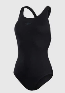 Speedo Eco Endurance+ Power Crossback Damen-Badeanzug schwarz Größe UK 6 (28) neu mit Etikett - Bild 1 von 4