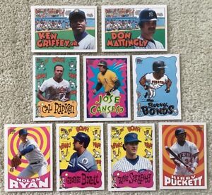 9 Cards:1992 Topps for Kids Baseball.Griffey Jr, Mattingly,Ripken,Ryan,etc.