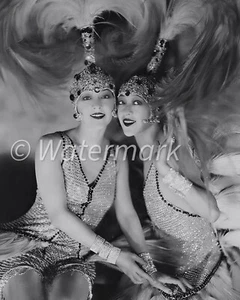 Ziegfeld Follies - Vintage años 20 - Flapper Girl - FOTO PUBLICITARIA 16 X 20 - Imagen 1 de 1