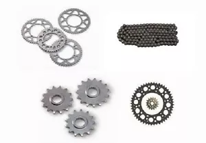 KIT CATENA CORONA PIGNONE PER TM EN 125 2006-2009 S4500 - Foto 1 di 1